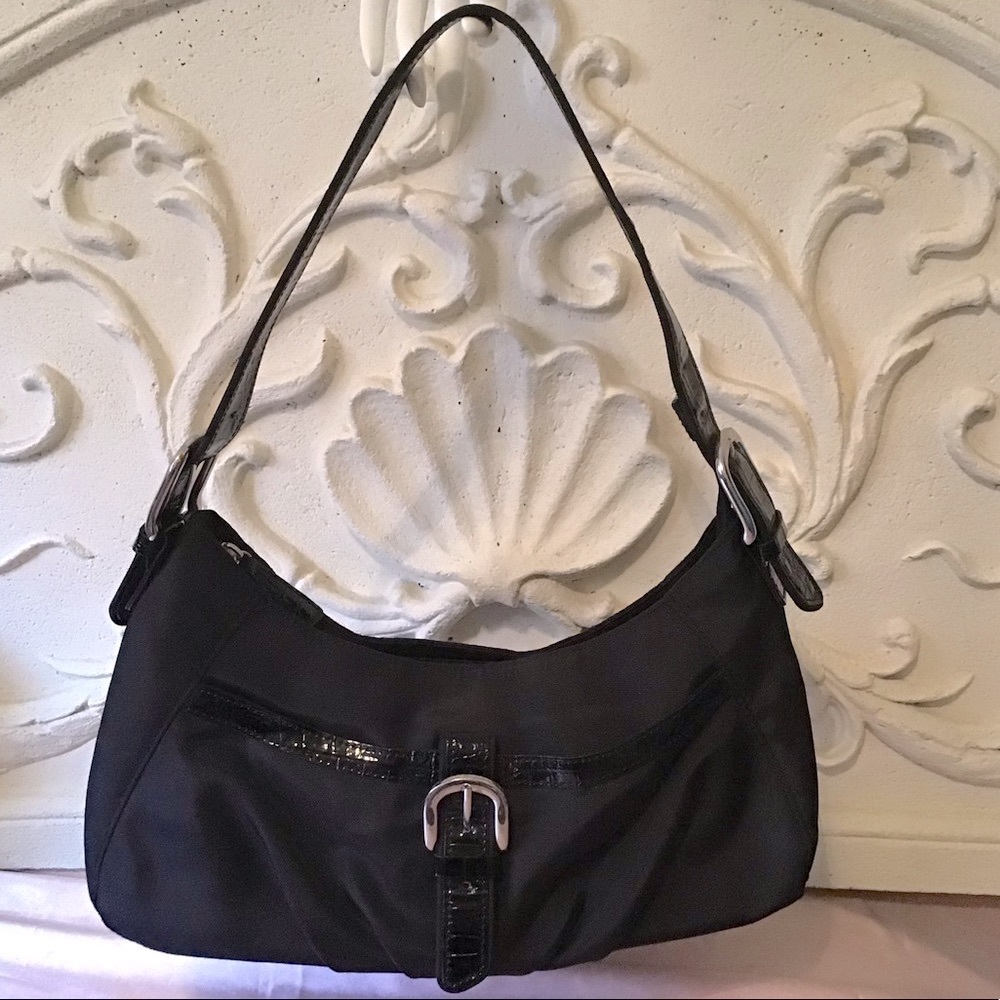 Y2K Laura Ashley Croissant Shoulder Bag